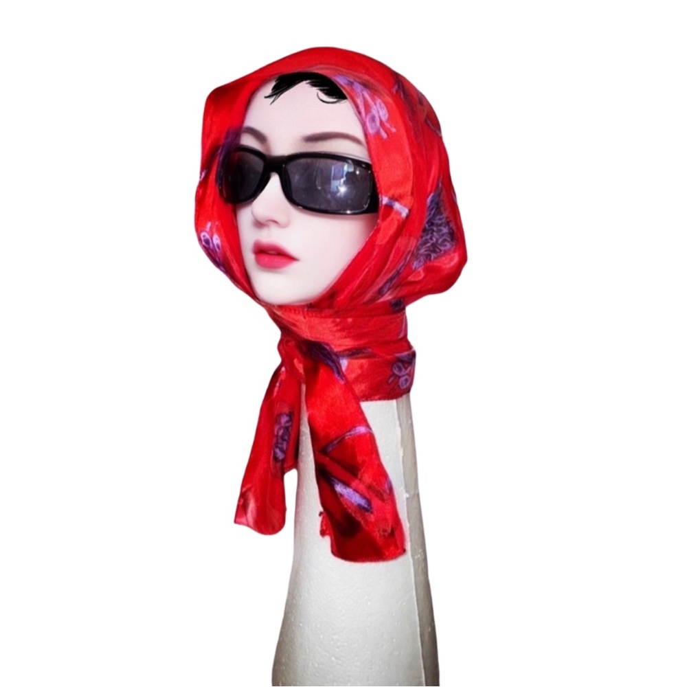 Red vintage Scarf